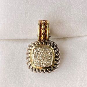 David Yurman Diamond Albion Enhancer Pendant
